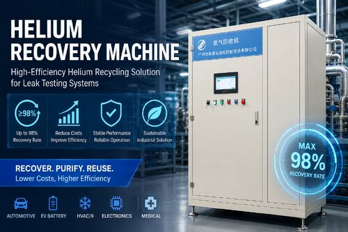 Het laatste nieuws van het bedrijf over Hoe Helium Recovery Machines Fabrikanten Helpen Lektestkosten te Verlagen