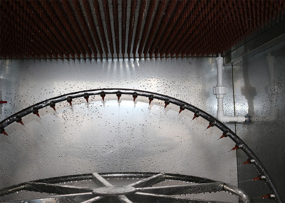 RT 60C Temperatuurbereik IP Testapparatuur met 10,4 inch Kleuren Touchscreen en Externe Diameter Ф102mm Douchebuis