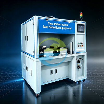 Goede prijs Precisie Helium Lekdetectieapparatuur voor Automatische Gasdichtheid Inspectie met Twee Teststations online